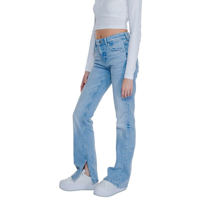 Guess Hellblaue Baumwolljeans & Hose