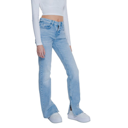 Guess Hellblaue Baumwolljeans & Hose