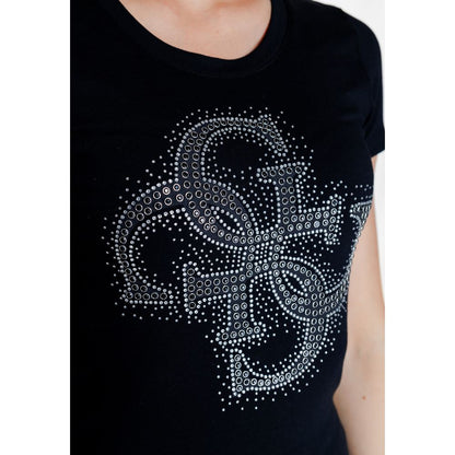 Guess Schwarze Baumwolle Tops & T-Shirt