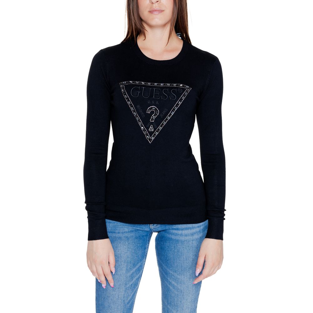 Guess Schwarze Viskose Tops & T-Shirt