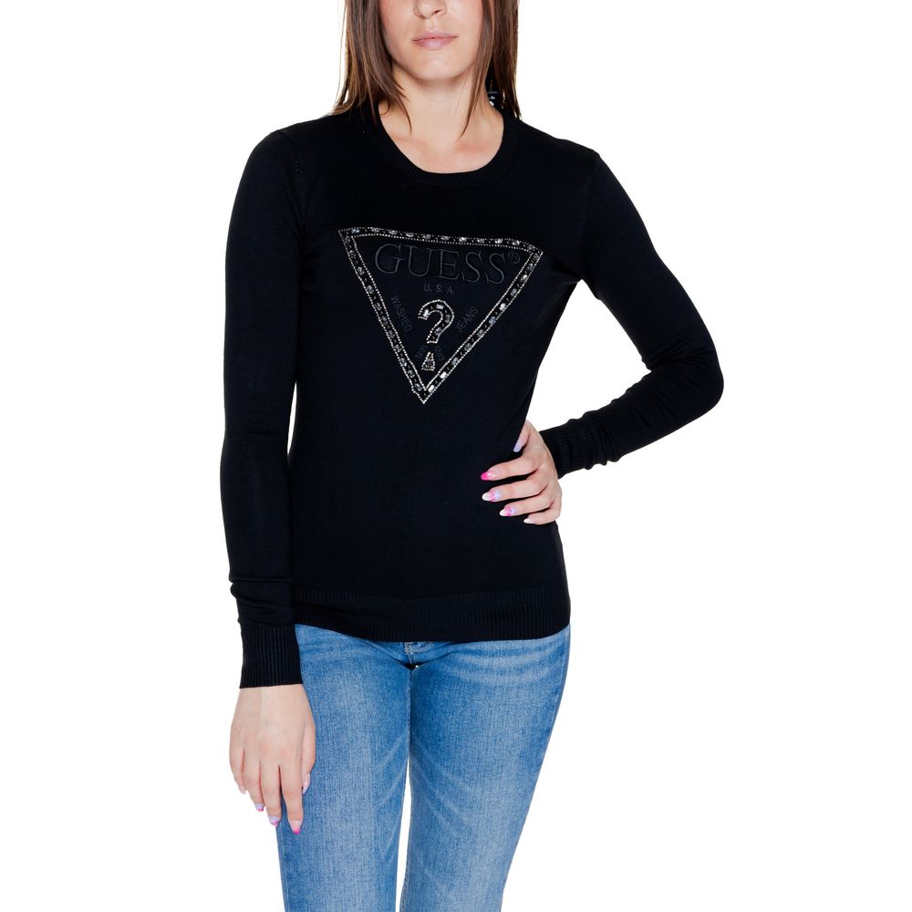 Guess Schwarze Viskose Tops & T-Shirt