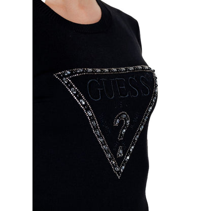 Guess Schwarze Viskose Tops & T-Shirt