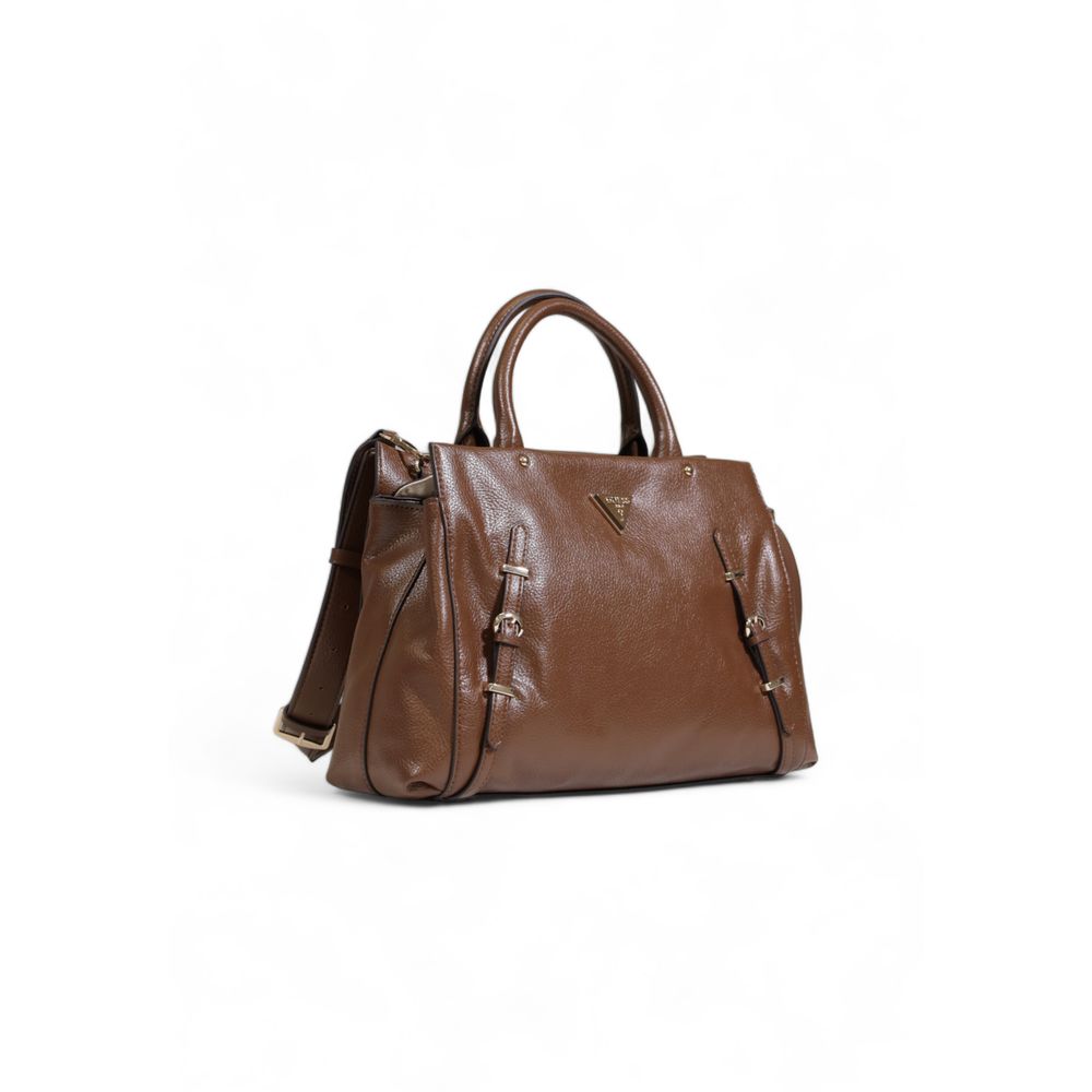 Guess Braune Polyethylen-Handtasche