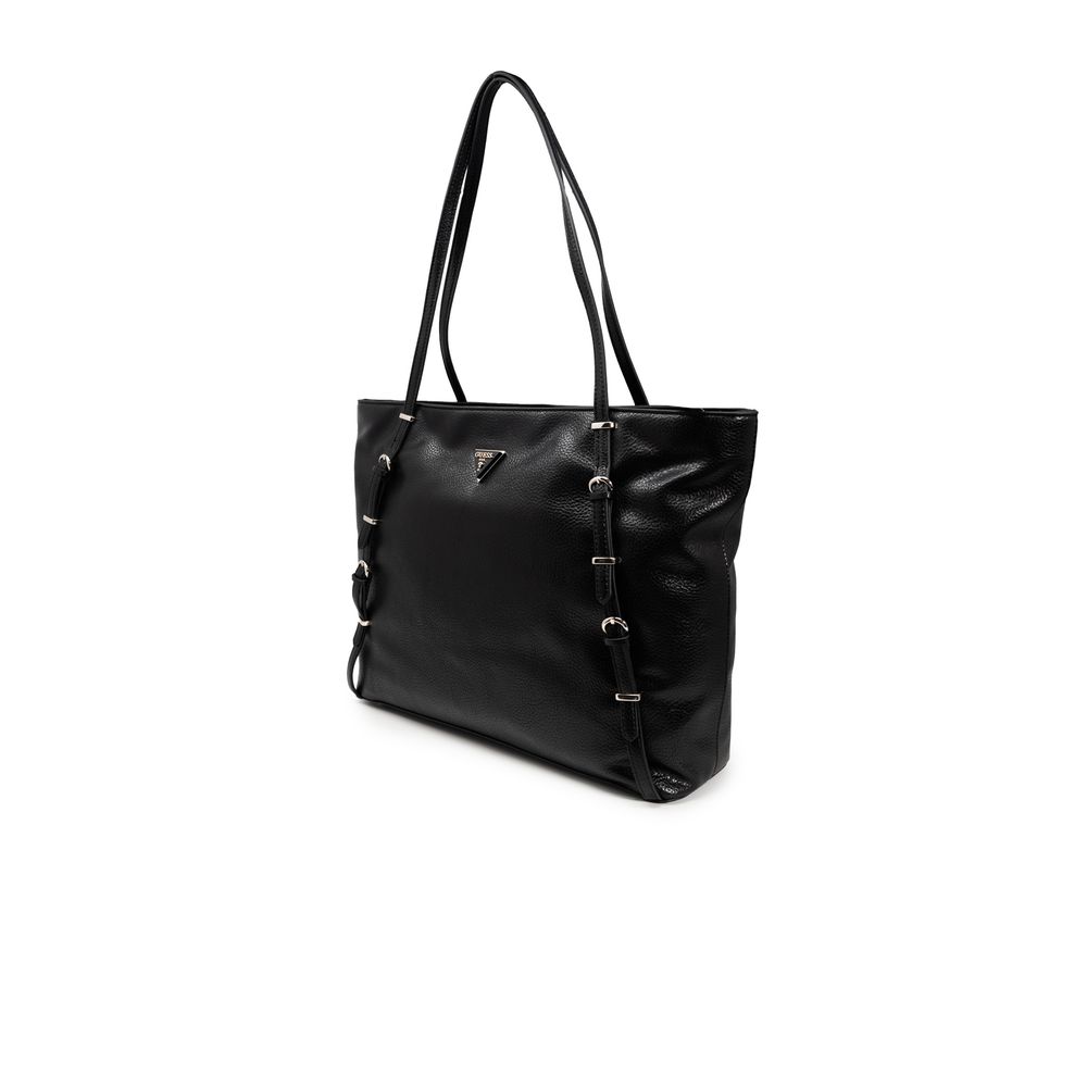 Guess Schwarze Polyethylen-Handtasche