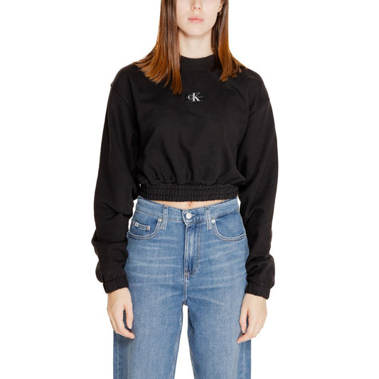 Calvin Klein Jeans Schwarzer Baumwollpullover