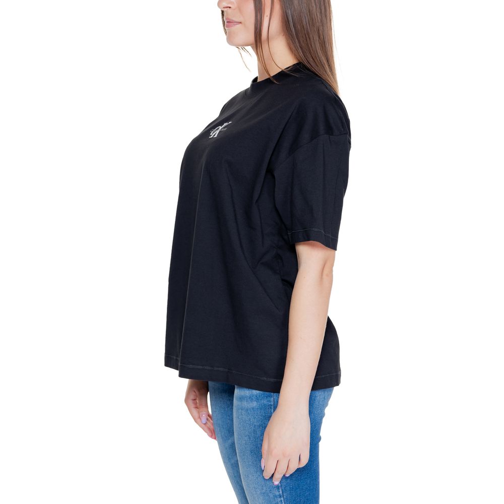 Calvin Klein Jeans Schwarze Baumwolle Tops & T-Shirt