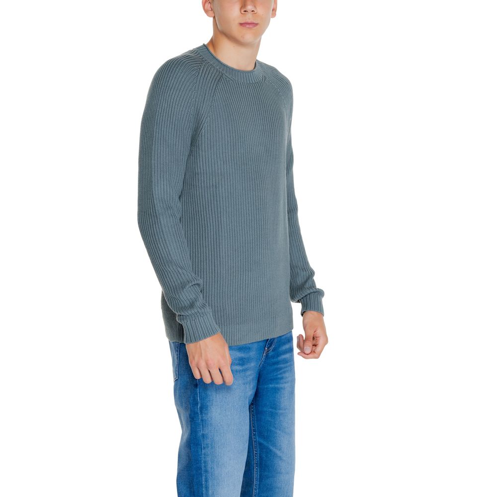 Calvin Klein Jeans Grüner Pullover aus Bio-Baumwolle