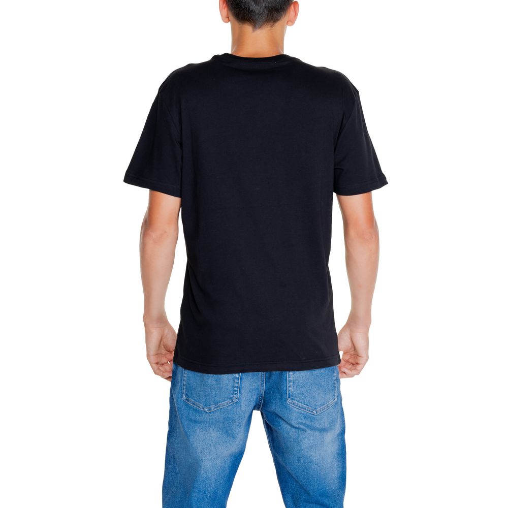 Calvin Klein Jeans Schwarzes T-Shirt aus Baumwolle Rigenerato