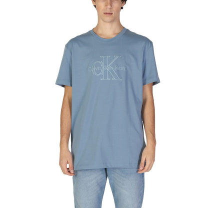 Calvin Klein Jeans T-Shirt aus blauer Baumwolle