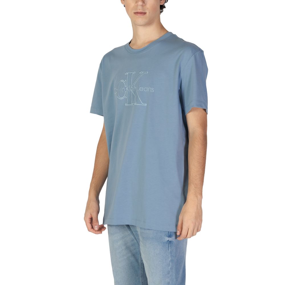 Calvin Klein Jeans T-Shirt aus blauer Baumwolle