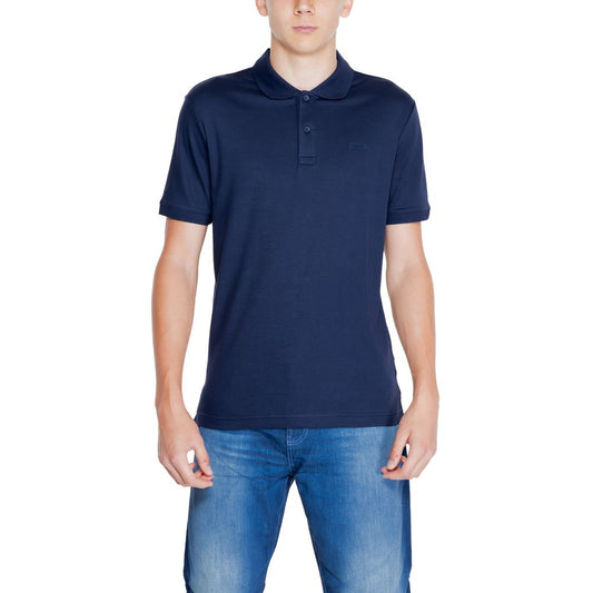 Calvin Klein Blaues Baumwoll-Poloshirt