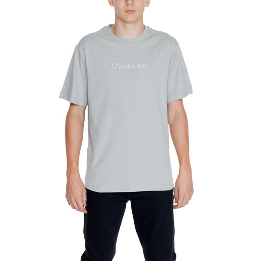 Calvin Klein T-Shirt aus grauer Baumwolle