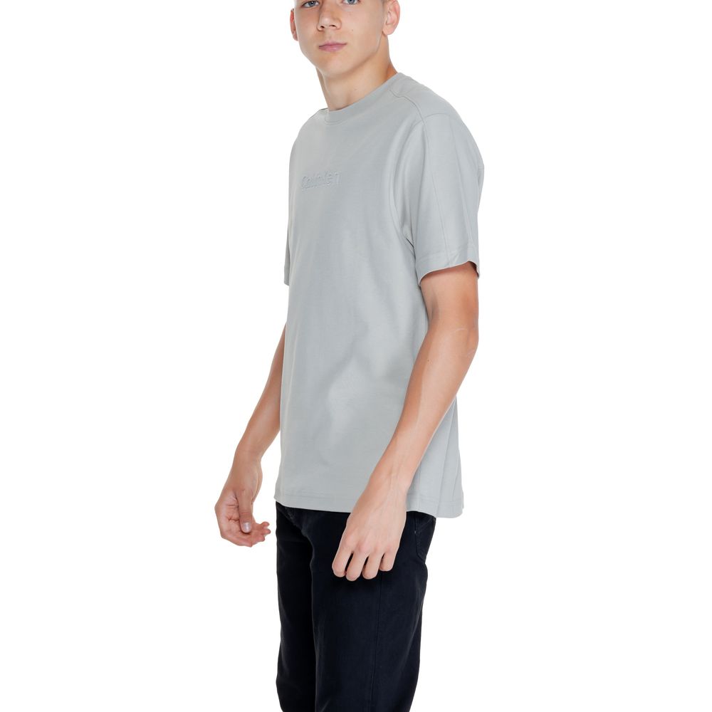 Calvin Klein T-Shirt aus grauer Baumwolle