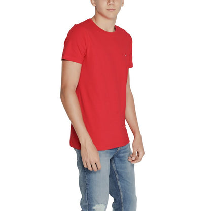 Tommy Hilfiger T-Shirt aus roter Baumwolle