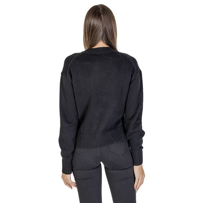 Calvin Klein Jeans Schwarzer Pullover aus Bio-Baumwolle