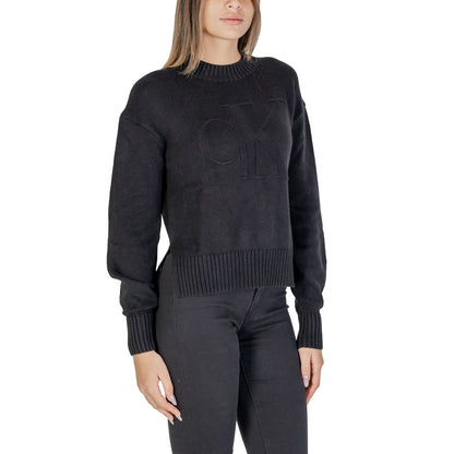 Calvin Klein Jeans Schwarzer Pullover aus Bio-Baumwolle