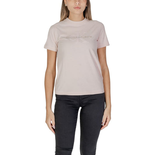 Calvin Klein Jeans Rosa Baumwolle Tops & T-Shirt