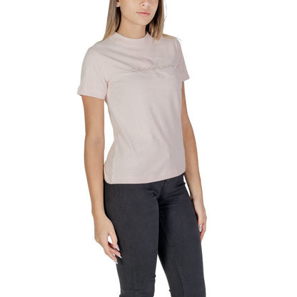 Calvin Klein Jeans Rosa Baumwolle Tops & T-Shirt