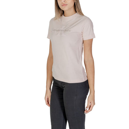 Calvin Klein Jeans Rosa Baumwolle Tops & T-Shirt