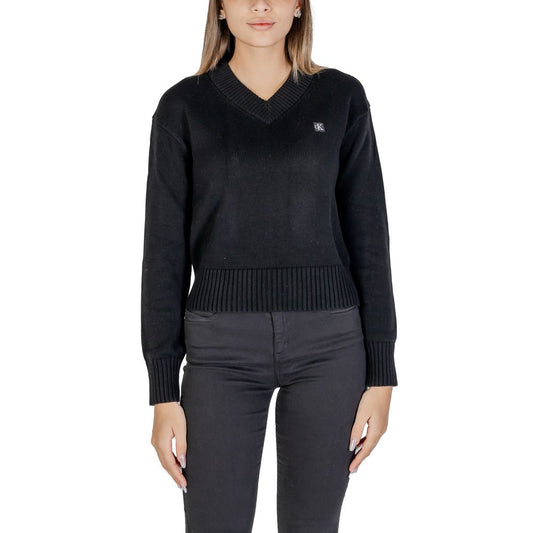 Calvin Klein Jeans Schwarzer Baumwollpullover