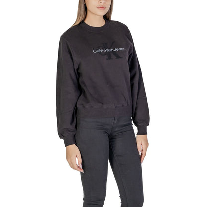 Calvin Klein Jeans Schwarzer Baumwollpullover