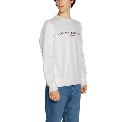 Tommy Hilfiger Weißer Pullover aus Bio-Baumwolle