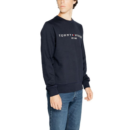 Tommy Hilfiger Blauer Pullover aus Bio-Baumwolle