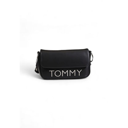 Tommy Hilfiger Schwarze Polyethylen-Handtasche