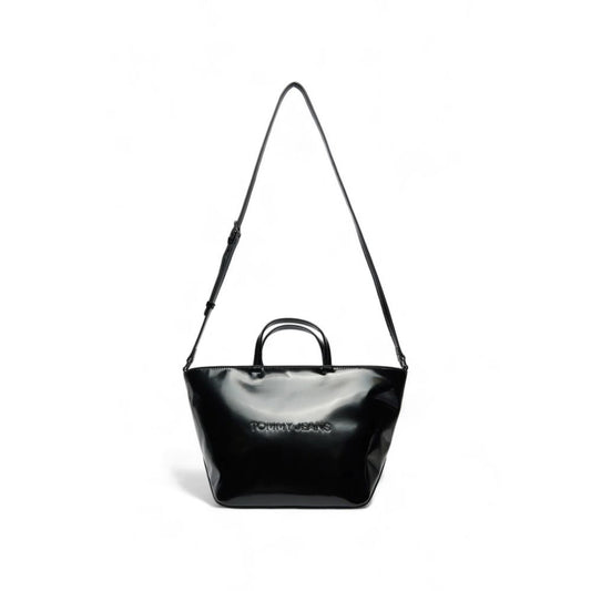 Tommy Hilfiger Schwarze Polyethylen-Handtasche