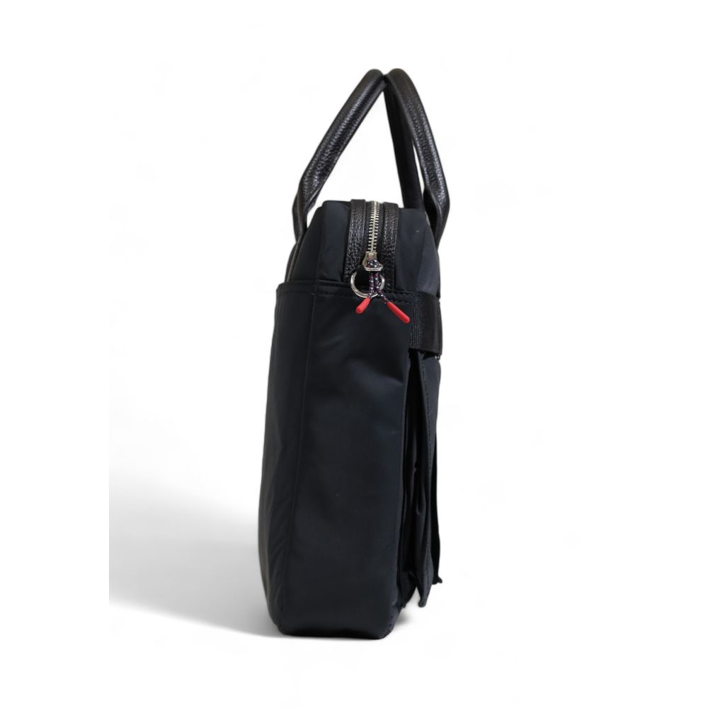 Tommy Hilfiger Schwarze Tasche aus recyceltem Polyester