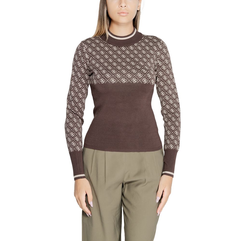 Guess Brauner Viskose-Pullover