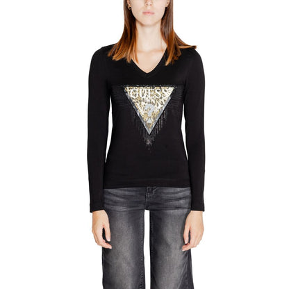 Guess Schwarze Baumwolle Tops & T-Shirt