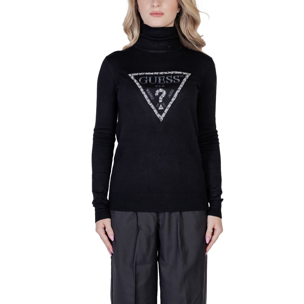 Guess Schwarzer Viskose-Pullover