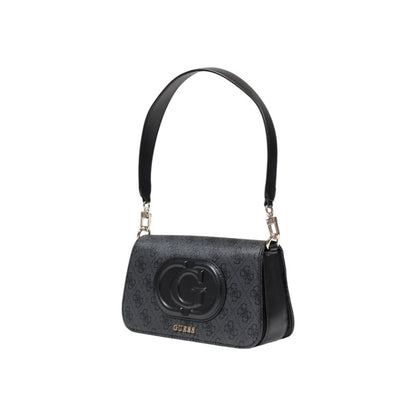 Guess Schwarze Polyethylen-Handtasche