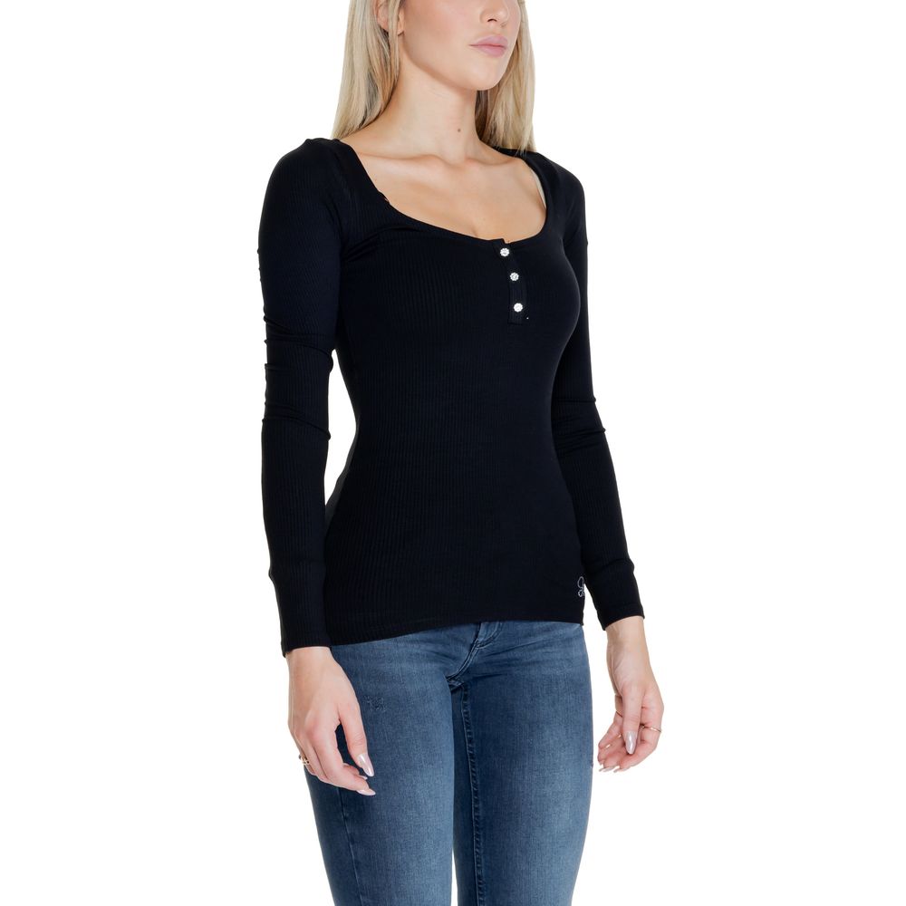 Guess Schwarze Baumwolle Tops & T-Shirt