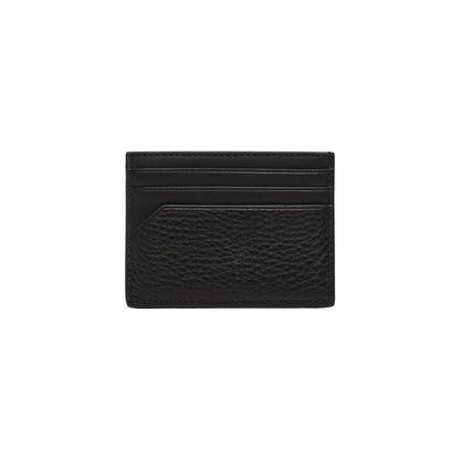 Tommy Hilfiger Schwarzes Leder Portemonnaie