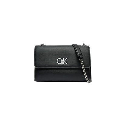 Calvin Klein Schwarze Polyethylen-Handtasche