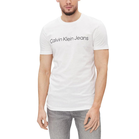 Calvin Klein Jeans T-Shirt aus weißer Baumwolle