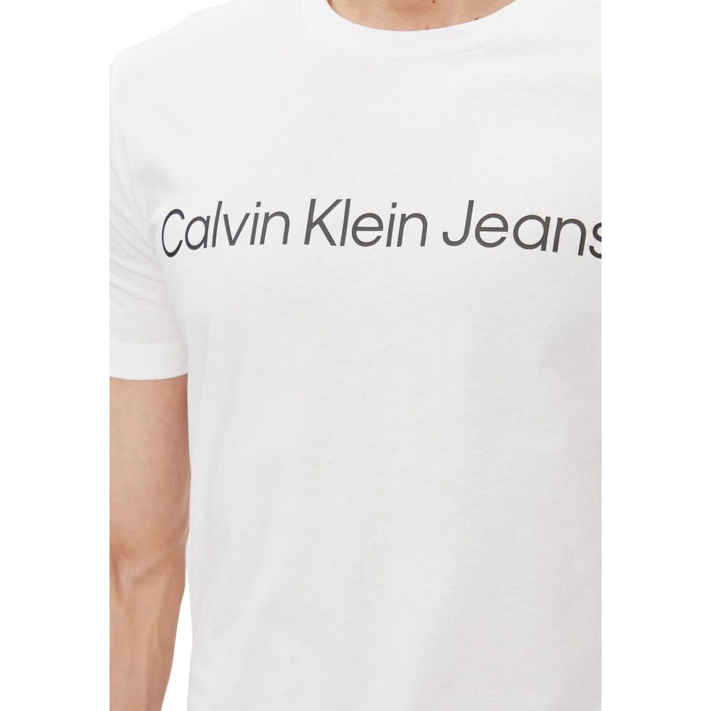 Calvin Klein Jeans T-Shirt aus weißer Baumwolle