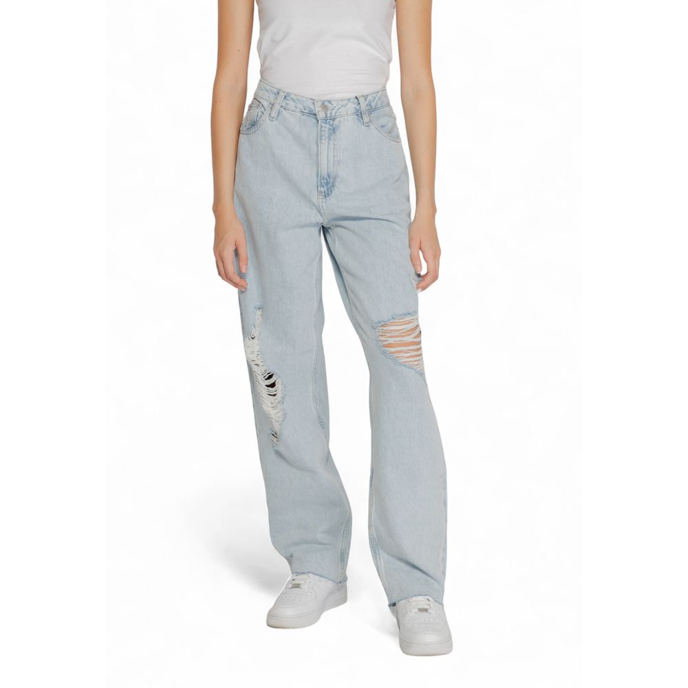 Calvin Klein Jeans Hellblaue Baumwolljeans & Hose