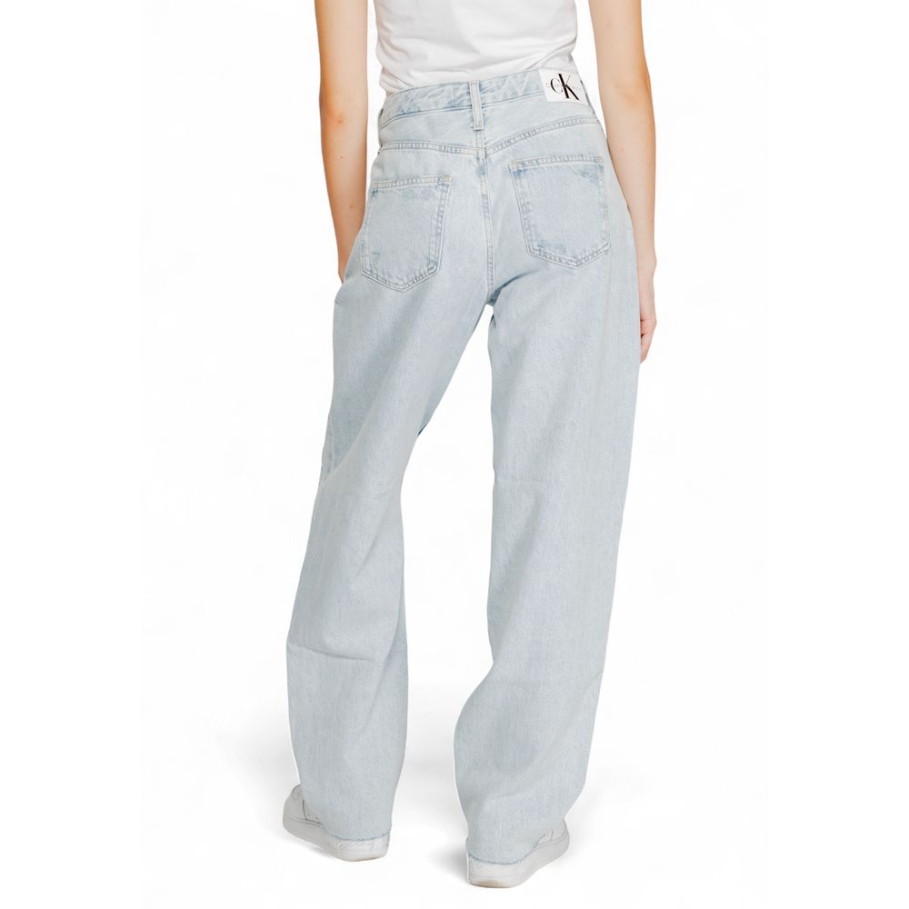 Calvin Klein Jeans Hellblaue Baumwolljeans & Hose