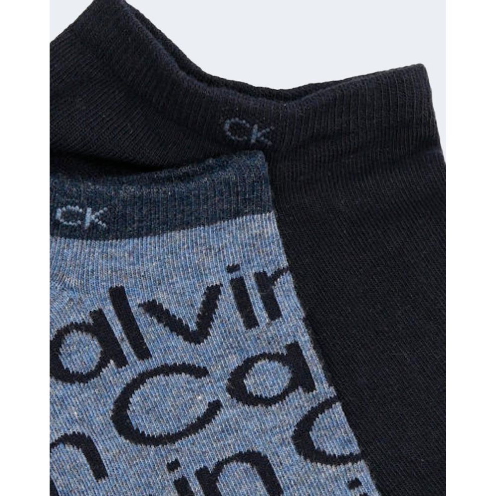 Calvin Klein Blaue Baumwollsocke