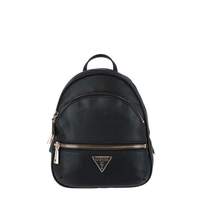 Guess Schwarzer Kunstleder-Rucksack