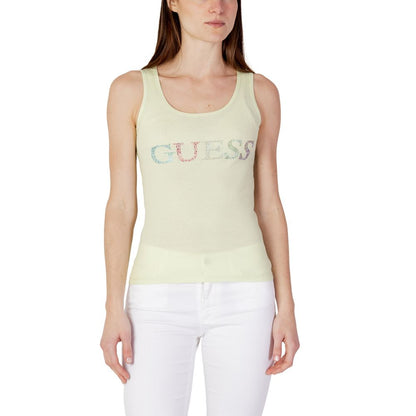 Guess Grüne Baumwoll-Oberteile & T-Shirt