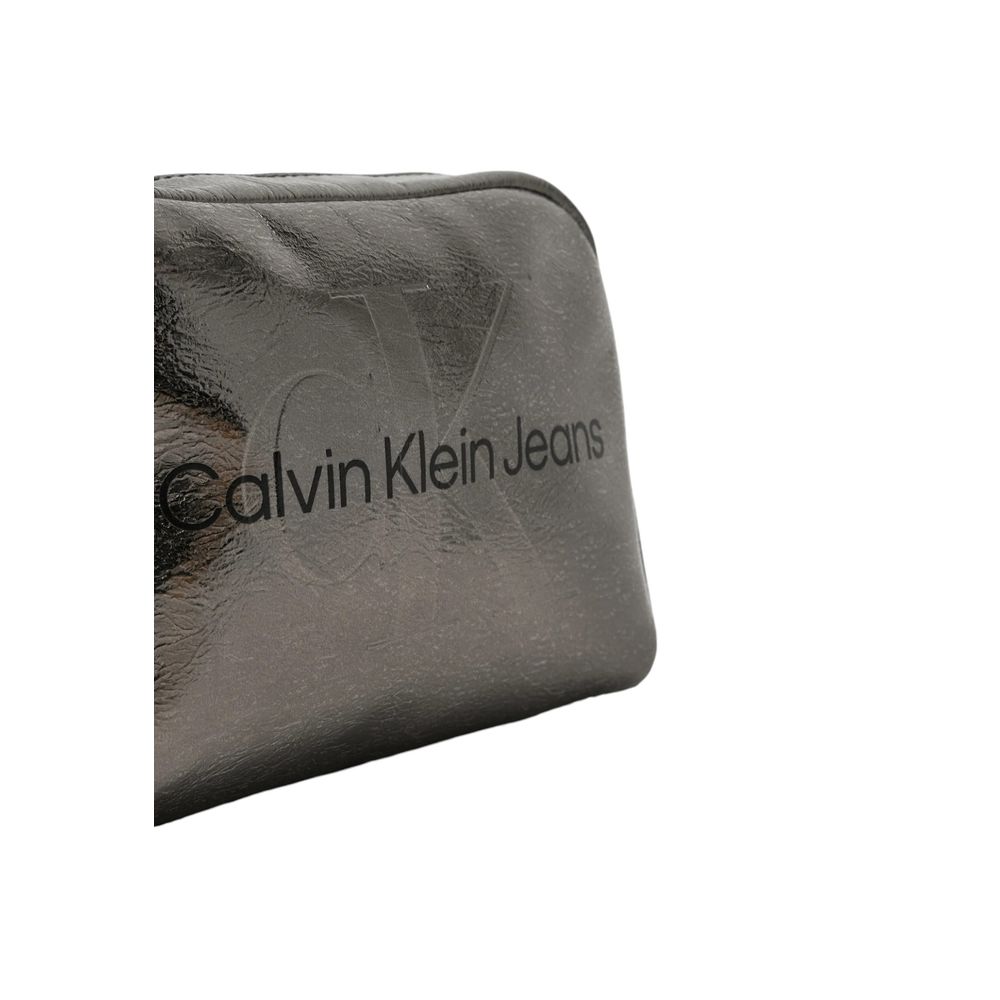 Calvin Klein Jeans Graue Polyethylen-Handtasche