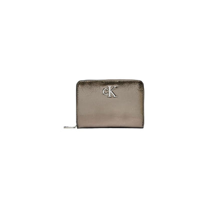 Calvin Klein Jeans Graue Polyethylen-Brieftasche