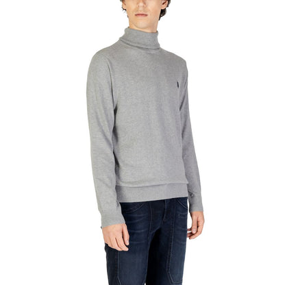 U.S. POLO ASSN. Grauer Baumwollpullover