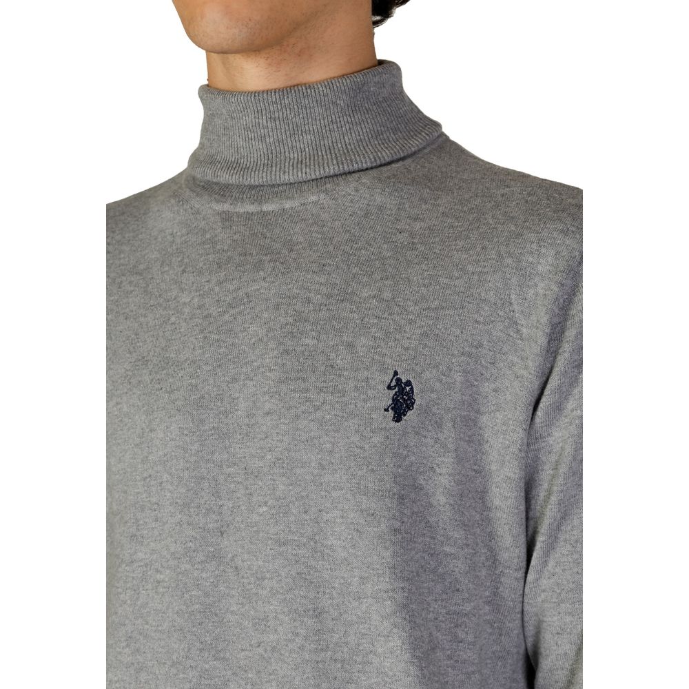 U.S. POLO ASSN. Grauer Baumwollpullover