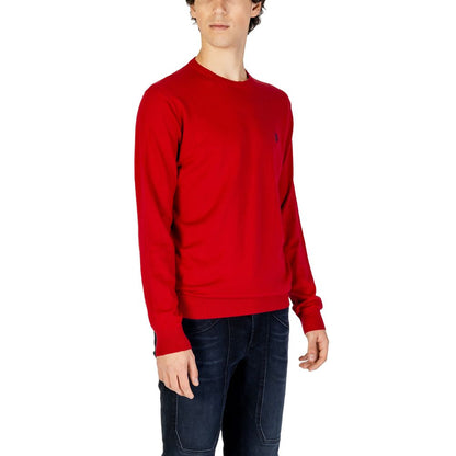 U.S. POLO ASSN. Roter Baumwollpullover