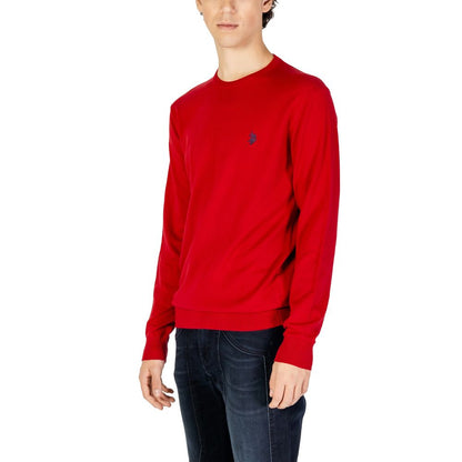 U.S. POLO ASSN. Roter Baumwollpullover